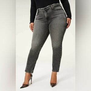Good American Classic Low Waist Fray | Black 175 - size 14/32